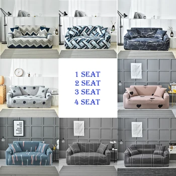 

Universal Sofa Cover Cushion Elastic Cover 1/2/3/4 Seater Couch Covers For Sofas Home Sofa Cover Silpcover