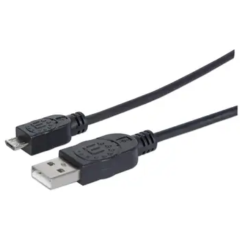 

USB 2.0 cable male to male/Micro B male 1 black m