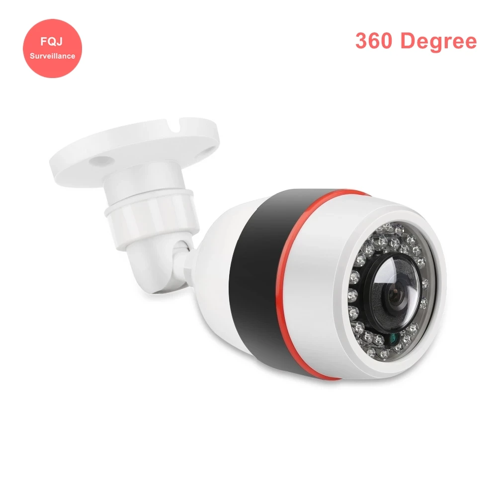 4MP AHD Bullet Security Camera Outdoor 360 Degree Panoramic  4 1IN 1 Analog Infrared Fisheye CCTV Camera 36Pieces IR Led Light