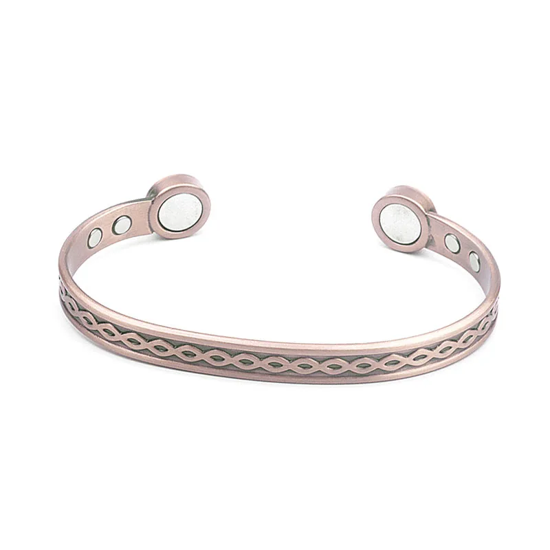 Popular Copper Bracelet Figure 8 Large Bracelet Promotes Blood Circulation Magnetic Bracelet