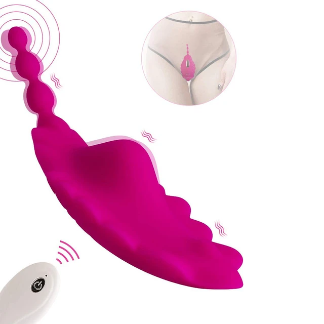 Remote Control Bullet Vibrator Panties, Wearable Vibrating Panty Clit  Clitorals Stimulator Sucking Adult Sex Toys for Women Couples Pleasure Vibe  Egg Vibrant Butterfly Underwear G Spot