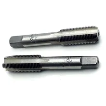 

2pcs HSS 14mm X 1.25 Metric Taper Plug Tap Right Hand Tap Drill Screw Set M4 Thread Bearing Machine Spiral Point Straight Fluted
