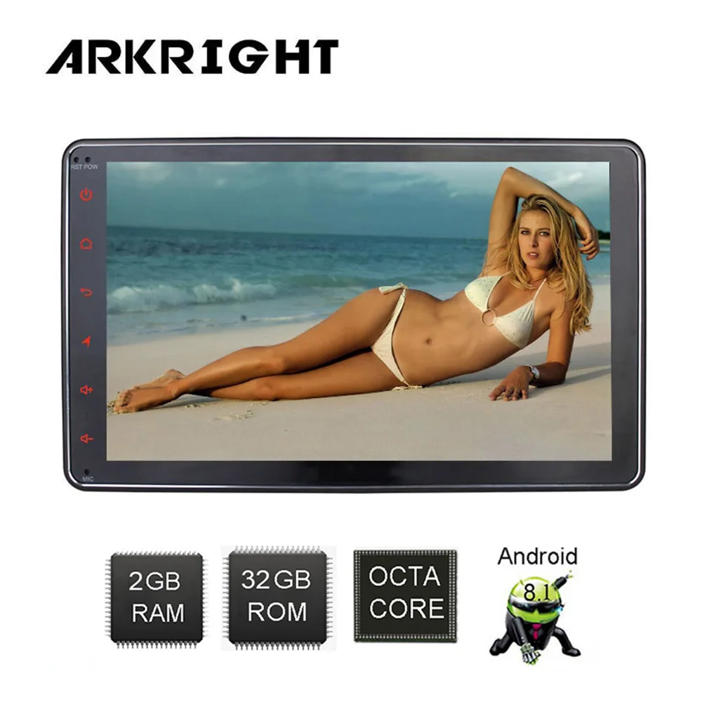 Автомобильная магнитола ARKRIGHT универсальный мультимедийный плеер на Android 8 1 с