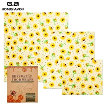 3 шт пчелиный воск пищевые обертывания наборы маленькие средние и большие пищевые крышки многоразовые Экологически чистые моющиеся пищевые обертывания без отходов