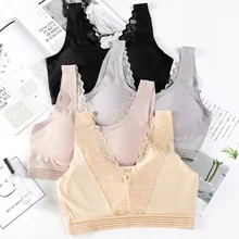 Новинка, женский бюстгальтер пуш-ап с подкладкой, безрукавка, бесшовный v-образный вырез, сексуальное кружевное нижнее белье, бюстгальтер с открытой спиной, Топ