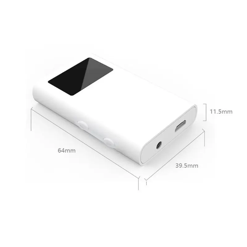 3in1 Rechargeable Bluetooth 5 0 Audio Transmitter Receiver with Display for PC TV Car Speaker Headphones Home Stereo