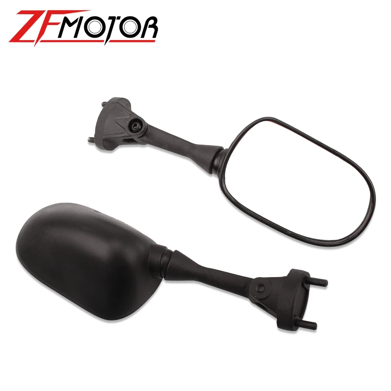 Rear Wing View Side Glass MIRROR Black Rearview Mirrors for Kawasaki Ninja ZX-6R ZX6R 2005-2008 ZX-10R ZX10R 2004 2007 2006 2005 6