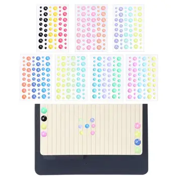 

Enamel Dot Sticker Resin Sticker Sugar Sprinkles Self-adhesive Assorted for DIY Scrapbooking Photo Album Card Crafts Decor