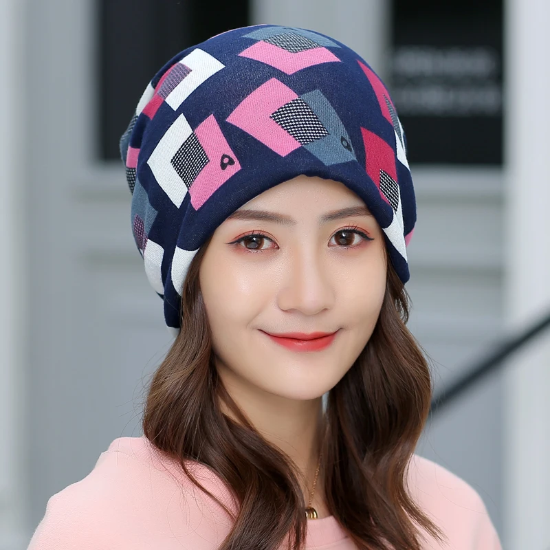 Высокое качество новые зимние теплые шапки для женщин Skullies Beanies Леди Мода хип хоп тюрбаны взрослый шляпа из полиэстера головной убор