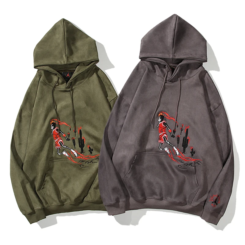 Suede Hooded Sweatshirt Men and Women Stranger Things Oversize Hoody Streetwear Long Sleeve Hip Hop Hoodies Suede Hooded Sweatshirt Men and Women Stranger Things Oversize Hoody Streetwear Long Sleeve Hip Hop Hoodies