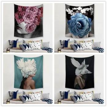 

Art Style Tapestry Astrology Mandala Hippie Bedroom Living Room Backdrop