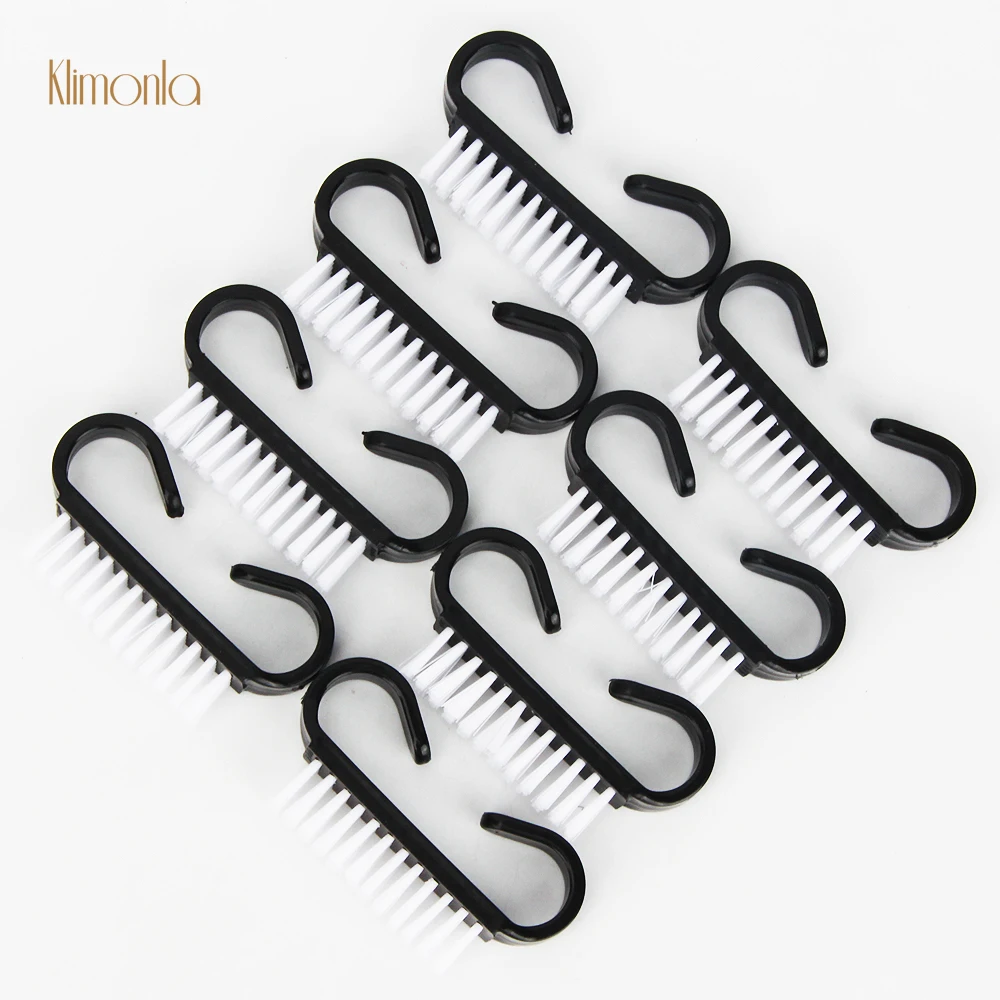 New 100pcs/lot Black Acrylic Cleaning Gel Nail Brush Tools File For Nail Art Care Manicure Dust Powder Cleaner Soft Remove Brush 10pcs lot nail brush art tools pink dust powder clean professional acrylic nail brushes manicure pedicure nails accessories tool