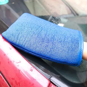 

Microfiber Car Wash Clean Nanoscale Grinding Mud Washing Gloves No Scratch Mitt Wash Decontamination Cloth for Car Polishing