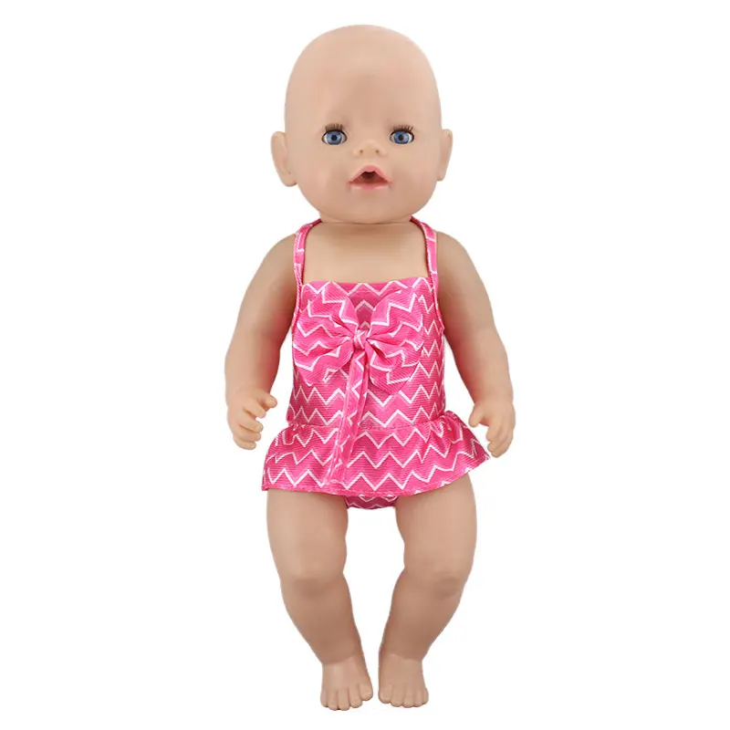 Новое бикини для куклы одежда fit17inch 43 см Одежда для куклы-младенца и аксессуары для детей лучший день рождения - Цвет: 04