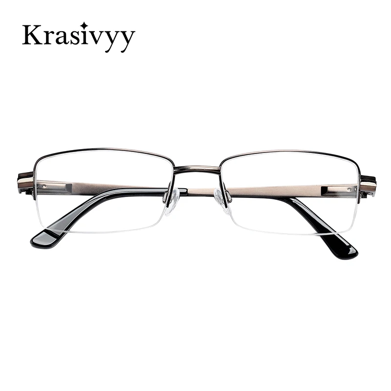Krasivyy Pure Titanium Eyeglasses Frame for Men 2021 New Prescription