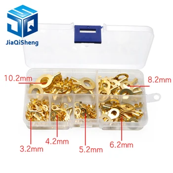 

150pcs/set Wire Cable Connector Crimp Terminal Electrical Non-insulated Kit terminator conectores electricos