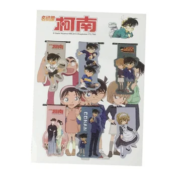 

6pcs Detective Conan Anime Magnetic Bookmark Magnet Bookmark Child Student Kawaii Gift Bookmarks Office Stationery