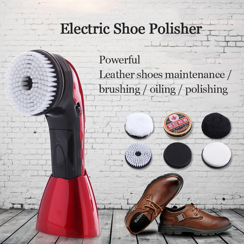 710 Electric Shoe Polisher Multi-function Portable Shoe Polisher Handheld Brush Shoes Wash Shoes Shoe Artifact 710 Electric Shoe Polisher Multi-function Portable Shoe Polisher Handheld Brush Shoes Wash Shoes Shoe Artifact