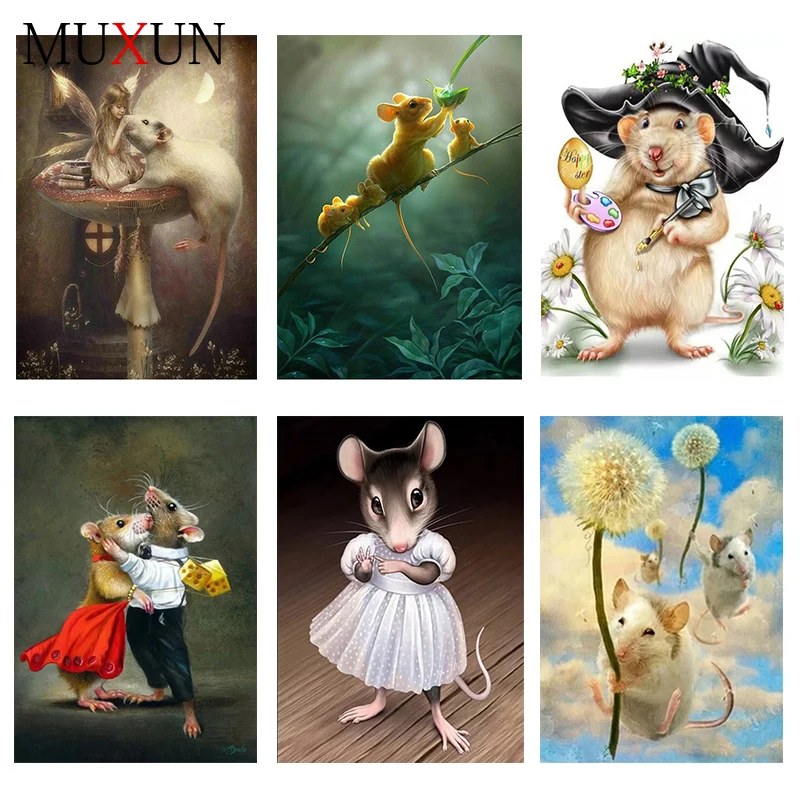 

5D Diy Crystal Diamond Paintings Mosaic Animal Diamond Embroidery Full 3D Diamond Painting Cute Animal For Family Decor 8Jm022