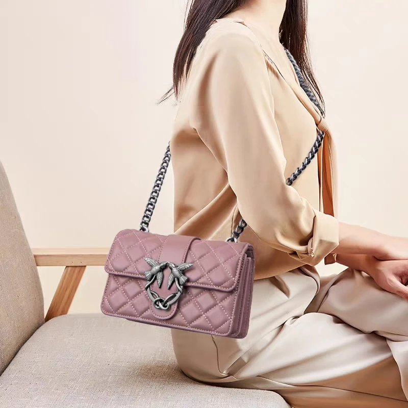 

ZOOLER New Exclusively Genuine Leather Women's Shoulder Bags Luxury Designed Woman bag Ladies Bird Hardware Girls Bags#WF200