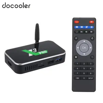 

X3 PRO Android 9.0 TV Box S905X3 Quad-core 64-bit Set Top Box BT 4K 1080P 4GB+32GB Media Player 2.4G/5G WiFi with Remote Control