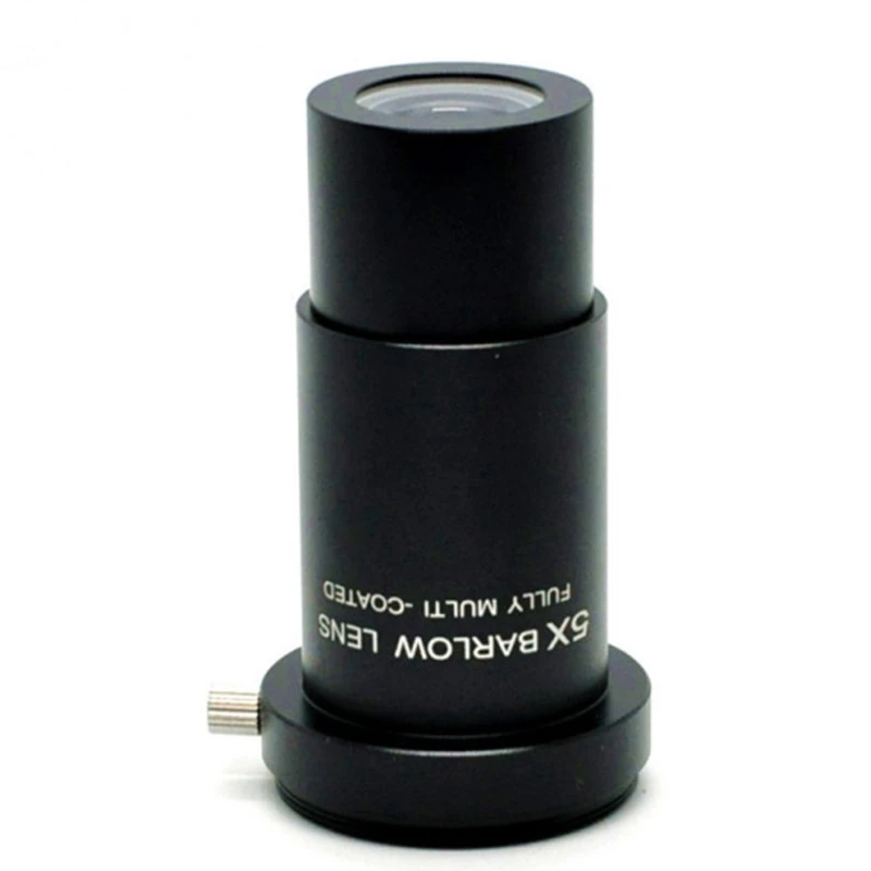

5X Barlow Lens 1.25\" Metal Interface M42 for Monocular Astronomical Telescope