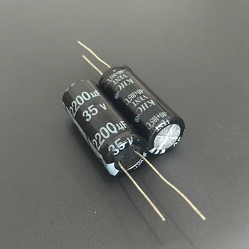 

10pcs 2200uF 35V KHC VENT 12.5X31.5mm High Quality 35V2200uF Aluminum Electrolytic capacitor