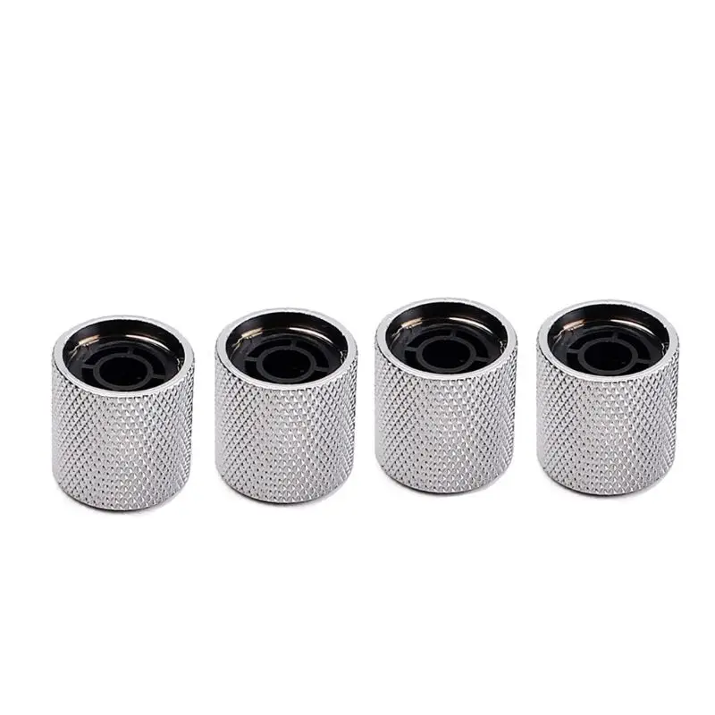 Колок для гитары металлический V T горшок крышка с плоским верхом D6mm 4 шт Q6PB