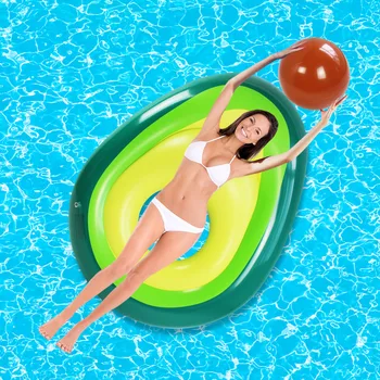 

Inflatable Avocado Swimming Pool Floating Ball Fun Toys Summer Rafting Leisure Beach Party Suitable for Children and Adults