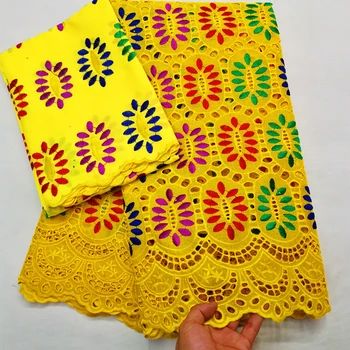 

2019 Pure Cotton Design Swiss Voile Lace In Switzerland With Stones African Dry Lace Fabric High Quality Nigerian For Wedding