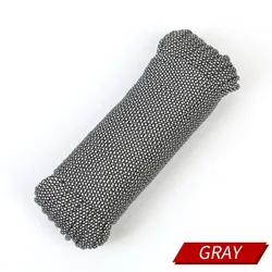Xinda Premium Paracord: Durable 9 - Core Camping & Survival Rope - 100meter (Gray)