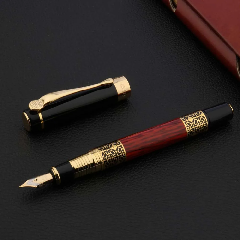 Stylo-Plume En MÉTal HERO Black Forest, Titane Noir, Pointe Fine, Belle  Texture D'arbre, Excellent Stylo D'ÉCriture, Cadeau - AliExpress