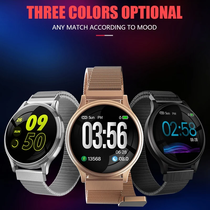 MK08 фитнес трекер Смарт часы IP67 Водонепроницаемый кровяное давление Smartwatch монитор сердечного ритма спортивный браслет для Android IOS