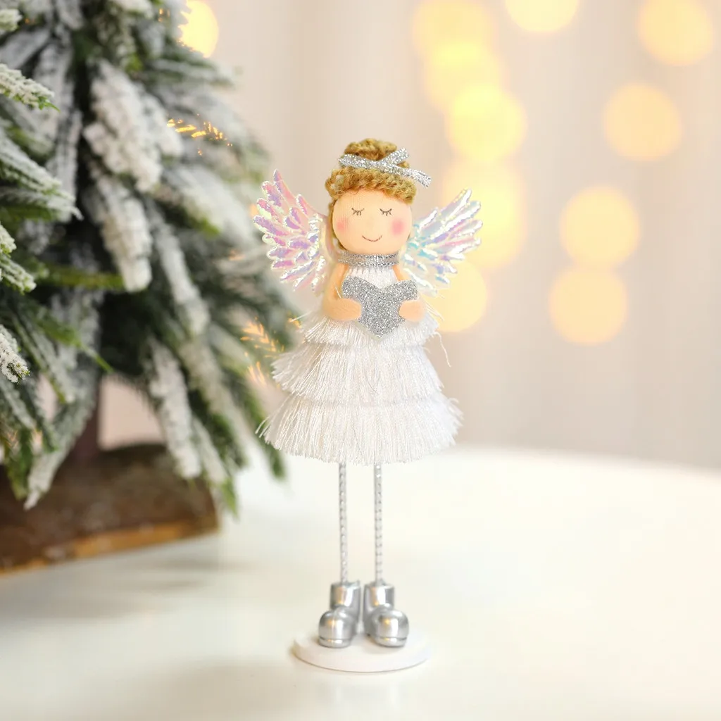 

home accessories christmas ornaments Decoration Cute Angel Doll Desktop Decoration Children's Room Decor cintas navidad 2019