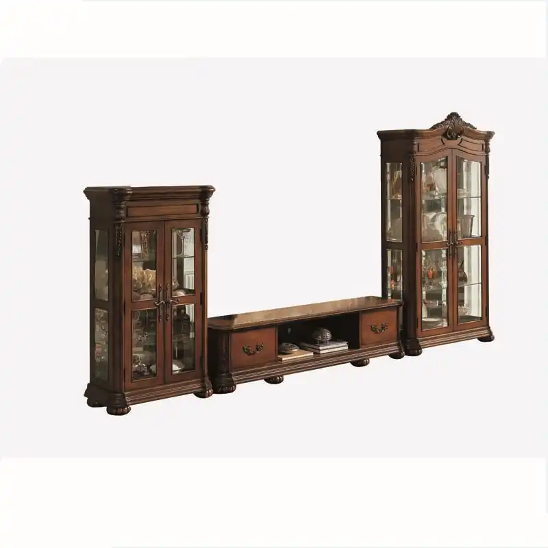 Wooden Cabinet Tv Table Living Room Furniture And Show Case