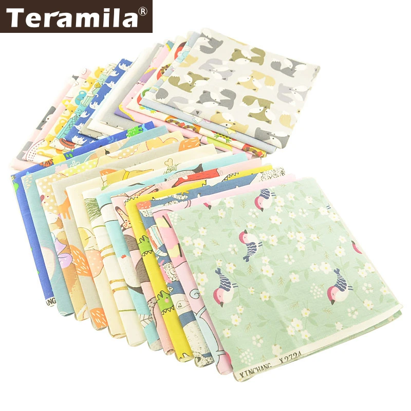 Teramila 32x3 2 см/шт. жир четверть 100% хлопок ткань животный дизайн Telas Сделай Сам