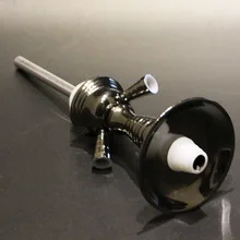 Шток кальяна двойной шланг черный 32 см всего кальяна аксессуары chicha водопровод инструмент курительная трубка