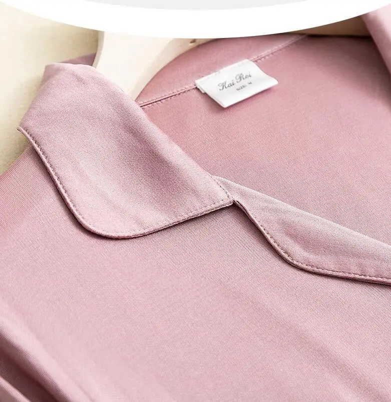 50% шелк 50% вискоза женский пижамный комплект Ночная рубашка M L XL 2XL TG200