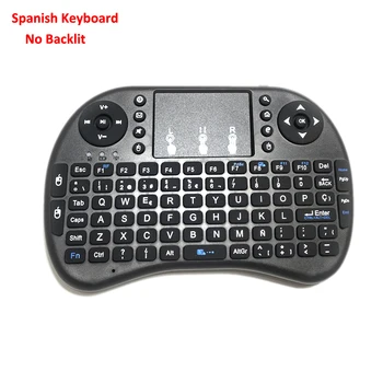 

2.4G Wireless Spanish Keyboard and Smart Remote Controller for Android TV Box,Projector,Smart TV ect i8 Air Mouse