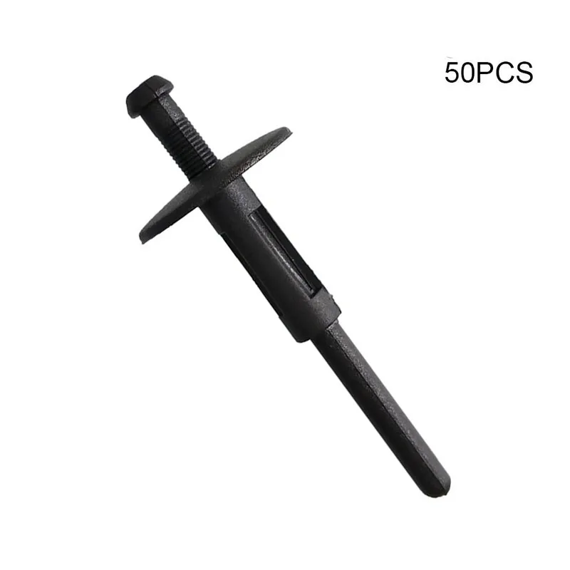 

50pcs Car Black Auto Wheel Clips 51777171004 Hole Fender Fastener For BMW X3 X5 Fixing Fasteners replacing old broken ones