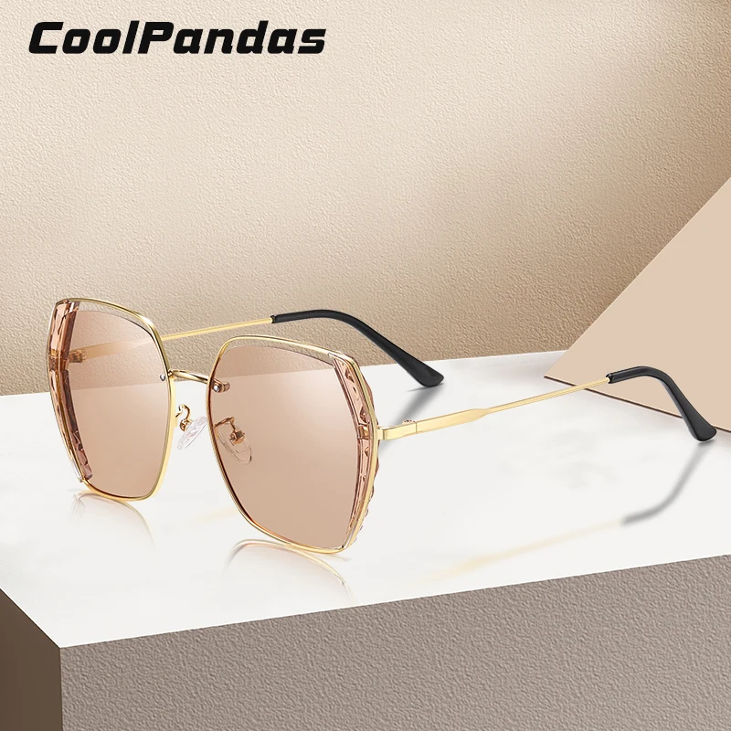 Женские солнцезащитные очки CoolPandas роскошные поляризационные с градиентными