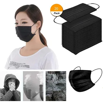 

Reusable Dustproof face Mask Face Mask Proof Protect Face Mouth Cover Outdoor Youre Too Close 20 pcs Black Outdoor Mouth Mask