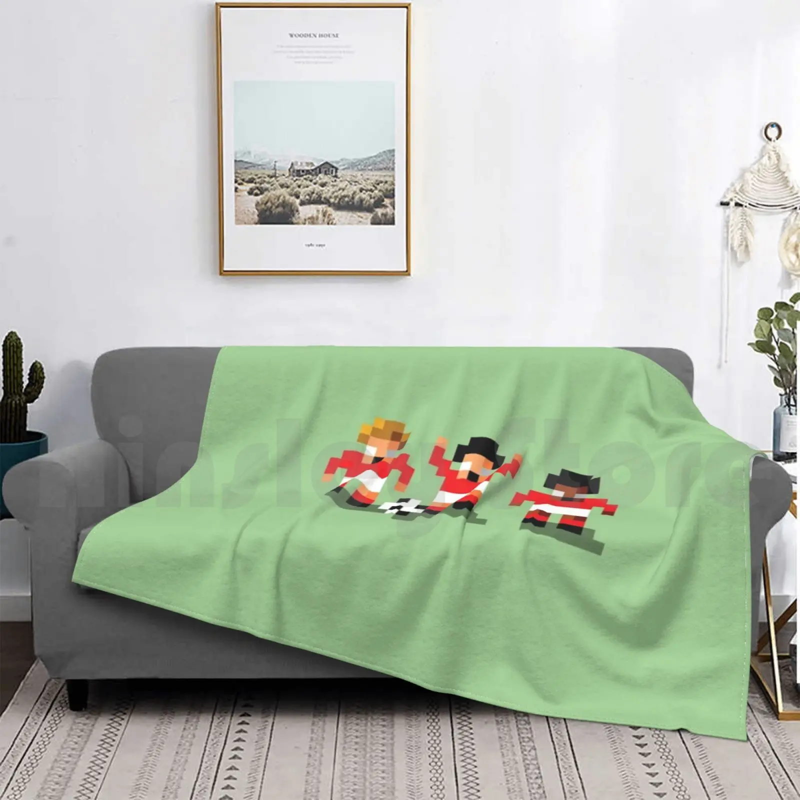 Sensi Tee-Reds, Foresta, Atletica, Tykes, Coperta Moda Personalizzata Calcio Sensibile Calcio Swos Pixel