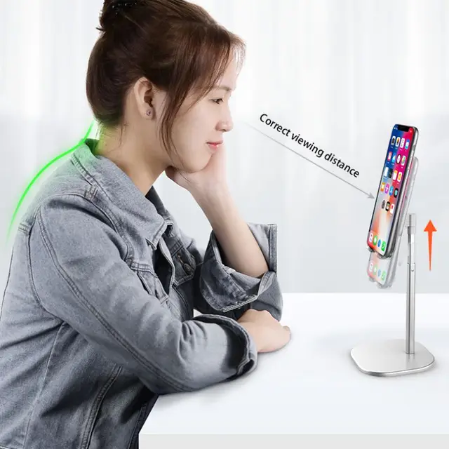 YHONH Mobile Phone Holder Stand Cell Phone Tablet Universal Desk Holder For iphone X 8 Samsung