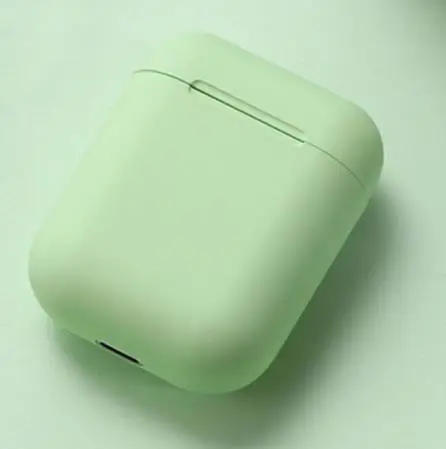 I12 tws матовые Bluetooth наушники беспроводные наушники Hands free бизнес наушники Спортивная гарнитура Музыка для всех смартфонов - Цвет: i12 green