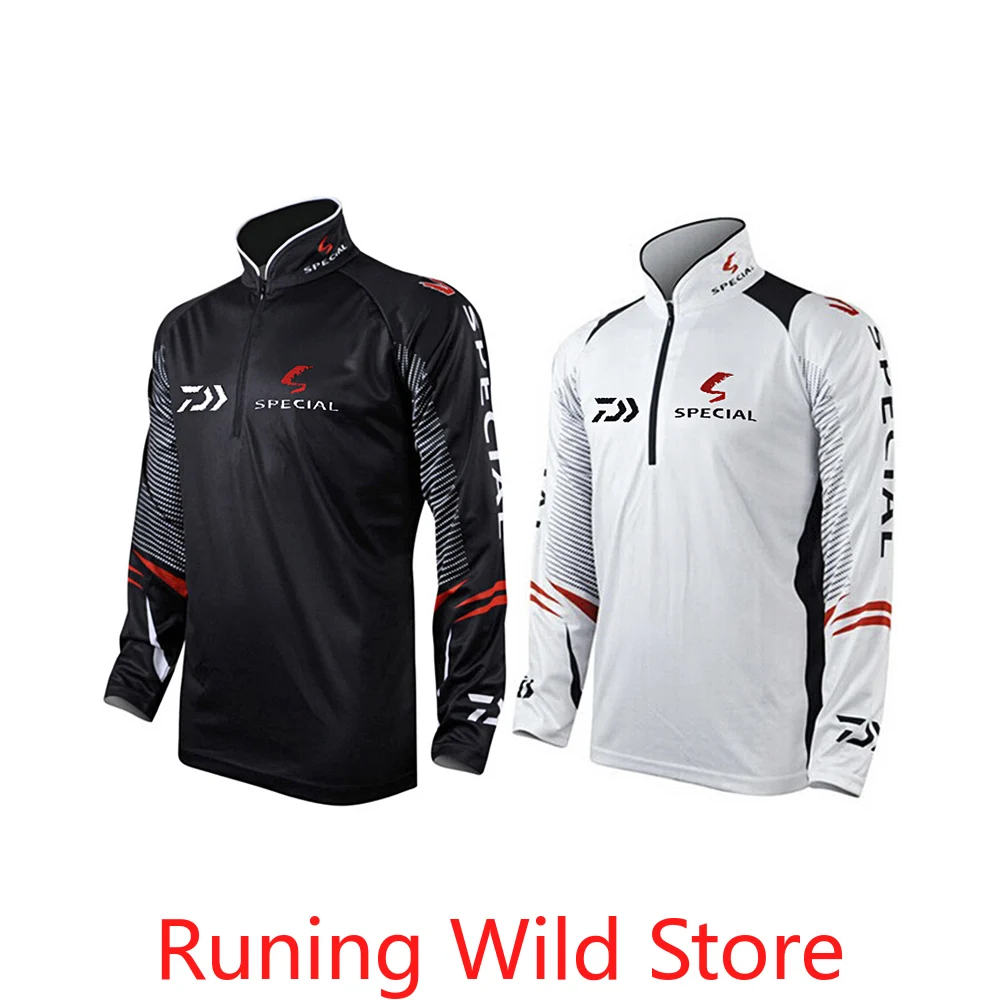 

Male Long Sleeves Fishing Clothing Jersey Anti-UV Breathable Sportswear Fishing Clothes Sets Fishing Shirt