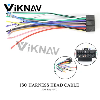 

15-009 Car ISO Harness Head Cable for SONY CD Stereo Radio Wire Adapter Plug
