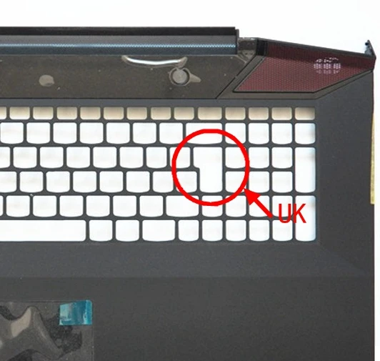 UK Для lenovo Ideapad Y700-17 Y700-17ISK верхняя крышка упор рук верхний чехол+ тачпад AP0ZH000400 US AP0ZH000410 UK - Цвет: UK