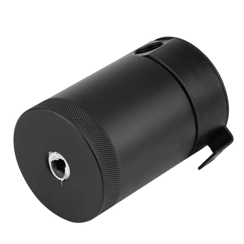 1 шт. Универсальный 3/8inch NPT компактный 2-Порты и разъёмы маслоуловитель резервуар включает в себя 2 Пластиковая колючая 1/2 дюймов штуцера шланга