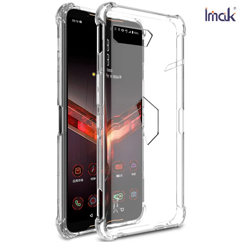 IMAK 360 Защита ТПУ для Asus Rog Phone 2 Чехол II Кристальный чехол Прозрачный ROG Phone2